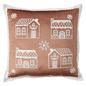 Merry Moments Gingerbread House Pillow